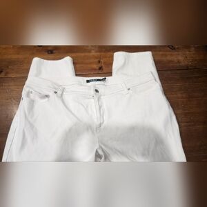EUC Lauren Ralph Lauren White Jeans Sz 18